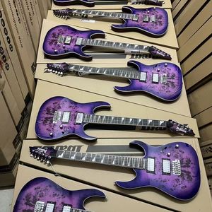 Guitarra Eléctrica de Alta Calidad IBane Z GRG220PA3-RLB de 6 <span class=keywords><strong>Cuerdas</strong></span>, Cuerpo Sólido con Fondo/Lados de Arce, Diapasón de Sappanwood, Pastillas Dobles - Product Image 6