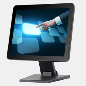 17 Inch Metal Stand <strong>Desktop</strong> <strong>Computer</strong> Display Monitor with Serial Interface Digital Capacitive Touch POS Cash Monitor - Product Image 3