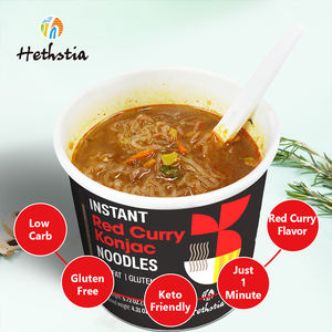 บะหมี่กึ่งสำเร็จรูปรสไทยบะหมี่แกงแดงบะหมี่กึ่งสำเร็จรูปชิราตากิบะหมี่กึ่งสำเร็จรูปเพื่อสุขภาพ - Product Image 3