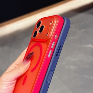 เคสโทรศัพท์มือถือแบบแม่เหล็กด้าน <span class=keywords><strong>โปร</strong></span>่งแสง สำหรับ <span class=keywords><strong>iPhone</strong></span> 17 16 <span class=keywords><strong>Pro</strong></span> <span class=keywords><strong>Max</strong></span> พร้อมปุ่มสัมผัสกล้อง AI ป้องกันแรงกระแทก ขายส่ง - Product Image 5