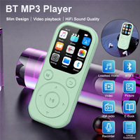 Lecteur de musique MP3 MP4 portable pour le sport et la course à pied, 12 heures d'autonomie, écran IPS HD, radio FM, enregistrement vocal, fonction e-book