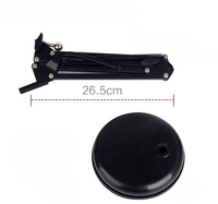 Offre Spéciale 360 degrés rotatif multi-joint col de cygne support de téléphone support de Microphone enregistrement en direct métal + ABS bruit de choc