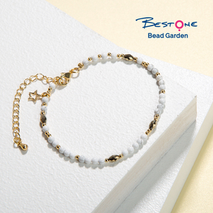 Bestone Venta caliente pulsera de <span class=keywords><strong>hematita</strong></span> pulsera de <span class=keywords><strong>piedra</strong></span> Natural para las mujeres y las niñas - Product Image 5