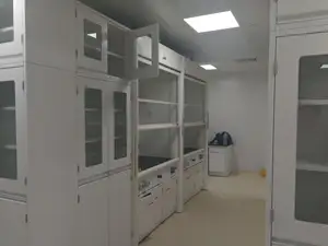 Equipos de mobiliario de laboratorio escolar con armarios de almacenamiento estaciones de trabajo