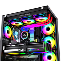 Lovingcool nouveau Style 240/360mm refroidisseur de liquide radiateur LED conduite d'eau lumineuse 5V ARGB ventilateur CPU Aio refroidissement dissipateur de chaleur boîtier d'ordinateur