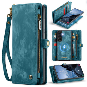 Étui en cuir multifonction <span class=keywords><strong>Caseme</strong></span> avec cordon, pochette rabattable pour Samsung Galaxy A57/A56/A17/A16/S26/S26 Ultra, housse détachable 2 en 1 - Product Image 4