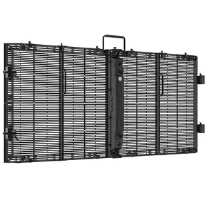 1000 * 500毫米防水IP65盒户外P3.91透明租赁发光二极管屏幕