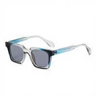 5168 Nouvelles lunettes de soleil carrées à monture intégrale de haute qualité, finition mate, UV400