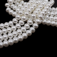 Vente en gros 8x10mm rondelle plein trou perles en vrac pour la fabrication de bijoux lot perles pour bracelets et colliers