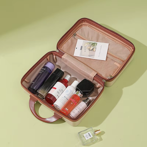 Estuche <span class=keywords><strong>de</strong></span> viaje <span class=keywords><strong>de</strong></span> <span class=keywords><strong>maquillaje</strong></span> portátil <span class=keywords><strong>de</strong></span> moda Cierre <span class=keywords><strong>de</strong></span> cremallera Carcasa dura Bolsa <span class=keywords><strong>de</strong></span> equipaje cosmética Organizador Mini maleta <span class=keywords><strong>de</strong></span> transporte - Product Image 6