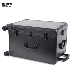 Factory-Made Aluminum <strong>Flight</strong> Case <strong>Suitcase</strong> with Wheels Durable Hard Box Tool Case Customizable OEM Support Made in China - Product Image 1