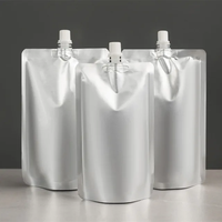 121 emballage de pochette de cornue haute température de qualité alimentaire sac de papier d'aluminium debout avec bec 100Ml 150Ml 200Ml 250Ml 300Ml 500Ml