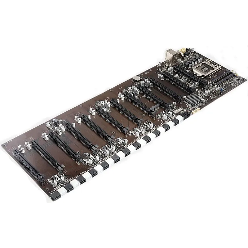 Latest 12 Slot PCIE X16 12GPU B250 EXPERT B250 D12P DDR3L 1151 Computer Accessories Mother Board