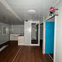 Maison préfabriquée en conteneur d'acier Granny Flat 20Ft 40Ft, design moderne, résistante au vent et à l'eau