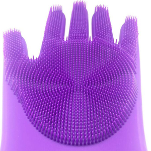 Gants <span class=keywords><strong>de</strong></span> lavage en silicone réutilisables pour cuisine, <span class=keywords><strong>salle</strong></span> <span class=keywords><strong>de</strong></span> <span class=keywords><strong>bain</strong></span> et voiture, très demandés - Product Image 3