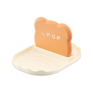 Lfof Pot Lid Rack With Spoon Spatula <b>Storage</b> <b>Kitchen</b> Countertop Draining Rack Multifunctional Oval Design - Product Image 5