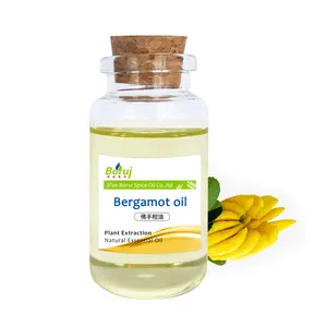 Venta al por mayor Aceite de bergamota natural puro Aceite esencial de bergamota de grado certificado para usos capilares