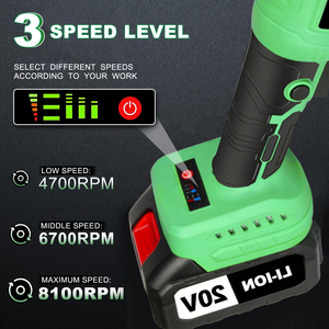 20V Cordless Angle With Brushless Motor Industrial/DIY Power Tools for Grinding Direct From US Local Warehouse CA-20A Brushless - Product Image 6