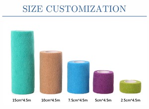 Benda Elastica Coesiva Non Tessuta all'Ingrosso, Benda Autoadesiva Elastica Personalizzata, <span class=keywords><strong>Bende</strong></span> Protettive Sportive per Calcio - Product Image 2