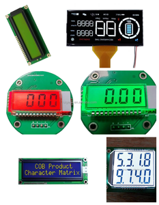 Thiết bị tập thể dục STN LCD màn hình hiển thị kỹ thuật số đo áp suất màu đỏ/màu xanh lá cây đèn nền COG Loại trình điều khiển IC st7789 LCD module - Product Image 3