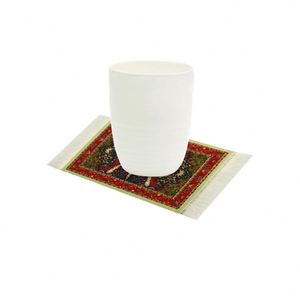 Posavasos de Tela con Diseño de Alfombra Persa, Suministro Directo de Fábrica en China, Posavasos Personalizables con Logotipo - Product Image 5