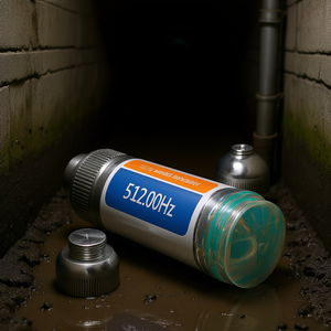 Transmisor Inalámbrico de 512.00Hz con Conectores de 8/5 Pulgadas y 1/4-20 para Detección y Localización de Tuberías de Alcantarillado - Product Image 2