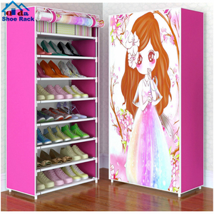 Casera accesorios de metal de bambú de alta calidad <span class=keywords><strong>zapatos</strong></span> de rack - Product Image 4
