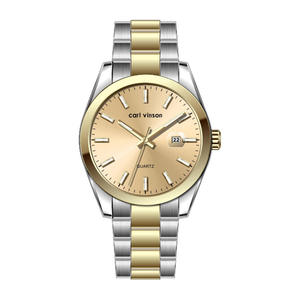 Venta al por mayor Pareja Relojes Luminosos a prueba de agua Relojes de cuarzo Elegantes Relojes de pulsera de negocios con correas de acero - Product Image 3