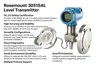 Emerson Rosemount 3051CD Double Flange Differential Pressure Transmitter 3051L Liquid Level Transmitter