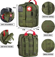 250 pièces Molle Portable IFAK Kit de survie Kit d'urgence extérieur pour les ouragans sismiques