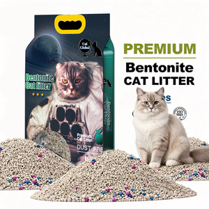 Litière pour chat en bentonite de sodium naturelle à faible teneur en poussière, forte absorption, contrôle des odeurs, vente en gros en vrac - Product Image 1