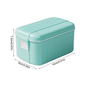 Boîte à Savon Ronde Moderne Écologique avec Drainage, Distributeur de Savon Moussant Portable pour Hôtel, Cuisine, Comptoir, Salle de Bain, Appartement - Product Image 6