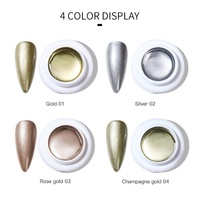 JTING Gel de Peinture Métallique Effet Miroir Or Argent Haute Brillance Qualité Supérieure, Gel de Peinture pour Ongles, Gel Polish, Conception Personnalisée ODM