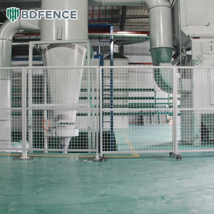 <span class=keywords><strong>Valla</strong></span> de Seguridad Industrial de Aluminio para Taller, Marco Metálico Reforzado, Soldadura sin Costuras, Anticorrosión, Separación de Áreas de Maquinaria - Product Image 5