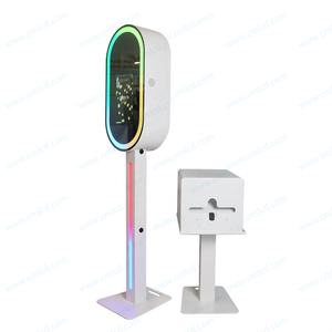 <span class=keywords><strong>Instagram</strong></span> éclairage LED miroir <span class=keywords><strong>Photo</strong></span> Booth Shell 13.3 pouces LCD écran tactile <span class=keywords><strong>Selfie</strong></span> Photobooth avec imprimante et appareil <span class=keywords><strong>photo</strong></span> - Product Image 3