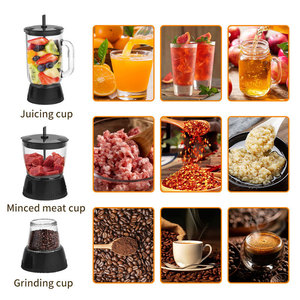 Licuadora Multifuncional de 1001 ml y 1500 ml con Diseño de Cabezal Inclinable para Hacer Jugos de Frutas - Product Image 3
