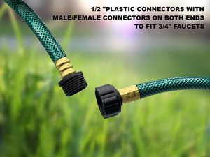 1/2 Inch PVC Clear Garden <strong>Hose</strong> Reel Flexible Plastic Reinforced Colorful Irrigation Water Discharge <strong>Spiral</strong> Tube Discharge <strong>Hose</strong> - Product Image 4