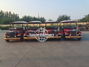 Autobús de Transporte Aéreo Rojo de Alto Rendimiento, Estilo Retro, Vehículo Eléctrico Clásico para Pasajeros, para Recorridos Urbanos, en Oferta - Product Image 5