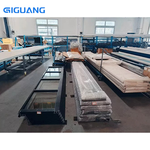 Porte de garage sans cadre en alliage d'aluminium QIGUANG, porte de garage en verre, porte de garage sectionnelle isolée - Product Image 4