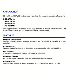 Máquina de Trefilado de Alambre RBD Intermedia |   Control de Tensión de Recocido en Línea para el Pretratamiento de Conductores de Cables de Potencia - Product Image 5