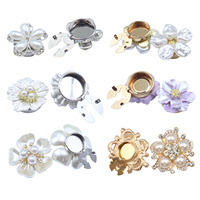 Boutons décoratifs personnalisés de haute qualité forme spéciale boutons de chemise boutons de manchette Clip sur bouton couvre pour les femmes