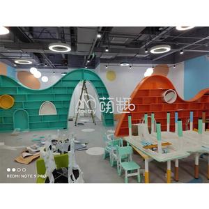 Moetry-Estantería de madera personalizable, librería grande para guardería, escuela, librería - Product Image 6