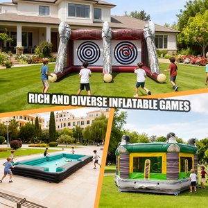 เกมกีฬาเป่าลมเชิงพาณิชย์ เกมตีตัวตุ่นเป่าลมขนาดใหญ่ สีสันสดใส สำหรับเด็กและผู้ใหญ่ - Product Image 5