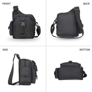 Sac bandoulière pour homme tendance, sac de poitrine, petit sac messager, sac à dos pour la course à pied, le vélo, le port quotidien - Product Image 2