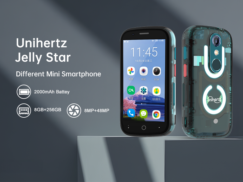 Unihertz JellyStar simフリー 256GB Unihertz Jelly Star - 最小の 3.0 インチ Android 13