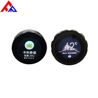 Saklar pintar sentuh 1.28 inci & 1.30 inci, Encoder Pot taktil kontrol HMI bulat dengan suhu layar bulat layar TFT tampilan LCD