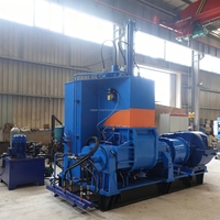 Malaxeur à dispersion Banbury 110L, mélangeur interne pour caoutchouc avec décharge inclinable et vérin hydraulique