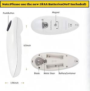 Nouvel ouvre-boîtes électrique mains libres à une touche pour seniors atteints d'arthrite, ouvre-boîtes automatique facilitant la vie - Product Image 3