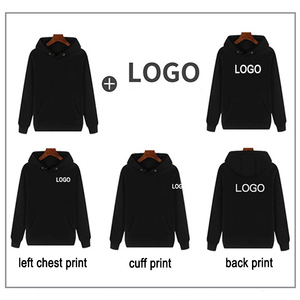 Felpa con Cappuccio Unisex in Cotone Streetwear con Logo Personalizzato, Oversize, Ricamata, con Stampa per Coppie - Product Image 5