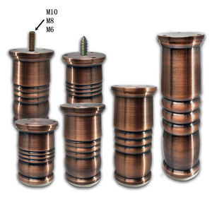 Antique Bronze Furniture <b>Legs</b> M6 M8 M10 <b>Adjustable</b> For <b>Table</b> Cabinet Bookcase Easy Installation - Product Image 1